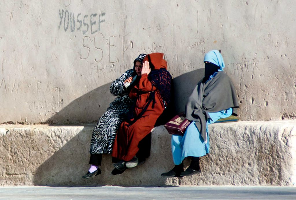 nő ülés marokkóban